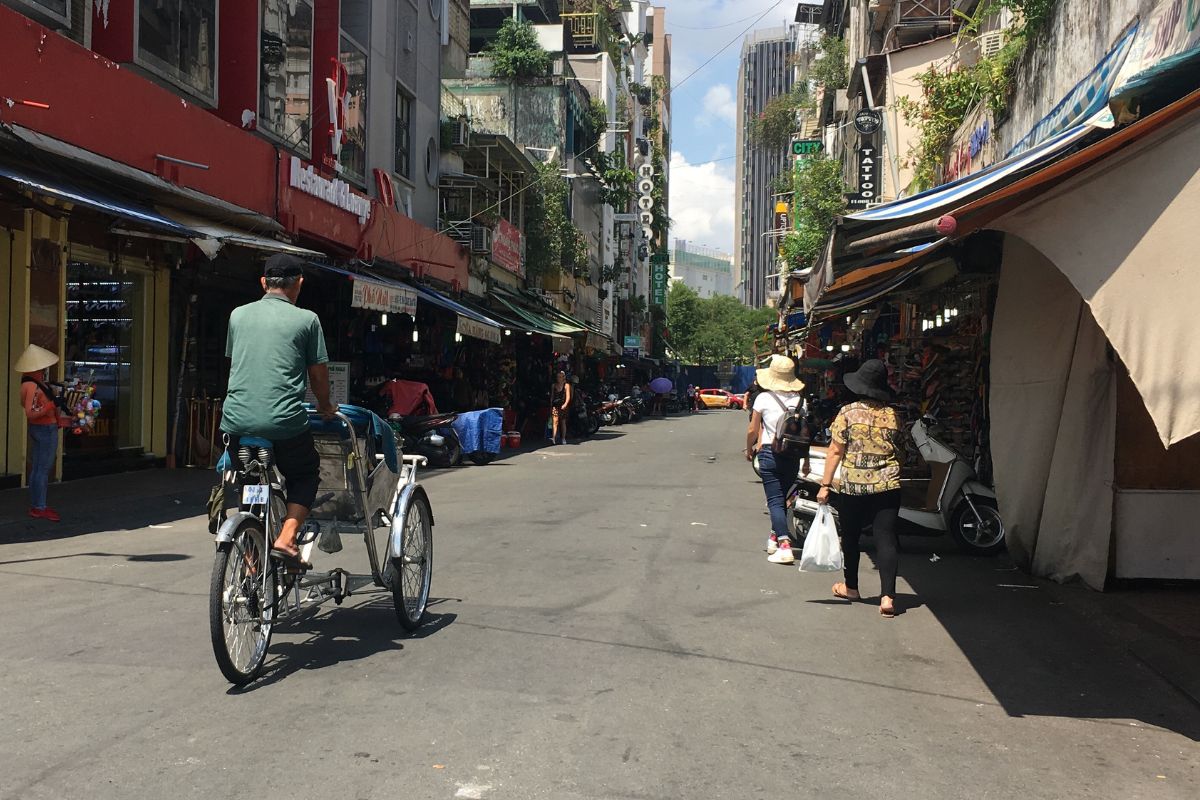 a landscape of Saigon